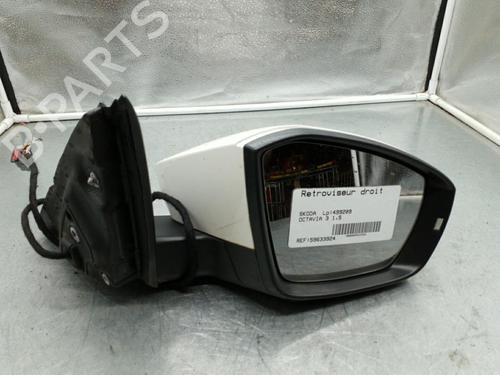 Used Right mirror SKODA OCTAVIA III Combi (5E5, 5E6) 1.5 TSI (150 hp) 25088818