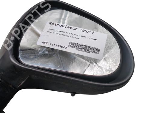 Right mirror PEUGEOT 308 SW I (4E_, 4H_) 1.6 HDi | BP29116628C27 