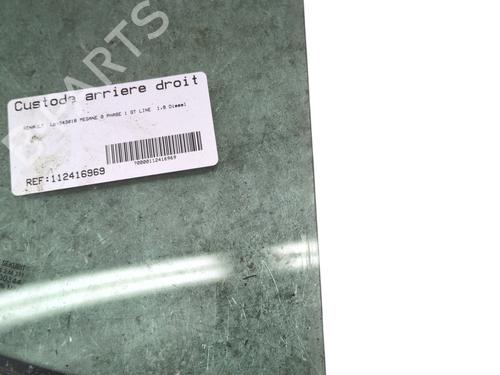 Rear right door window RENAULT MEGANE III Hatchback (BZ0/1_, B3_) 1.9 dCi (BZ0N, BZ0J) | BP29327019C21