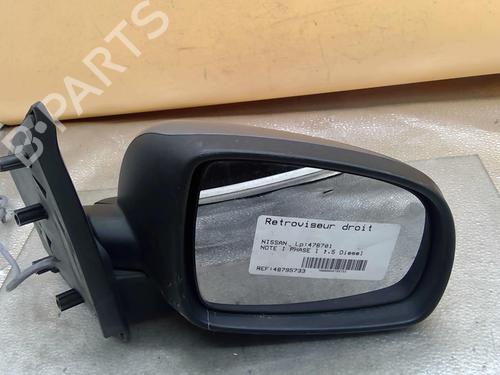 Right mirror NISSAN NOTE (E11, NE11) 1.5 dCi | BP25093042C27 