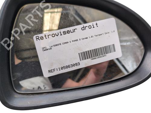Right mirror OPEL CORSA D (S07) 1.2 (L08, L68) | BP25871652C27 