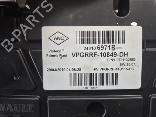 Instrument cluster RENAULT CLIO IV (BH_) 1.5 dCi 75 | BP25056053C47 