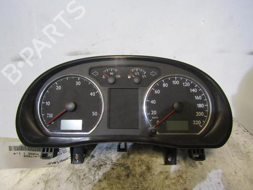 Used Instrument cluster VW POLO (9N_, 9A_) 1.4 TDI (75 hp) 25079107