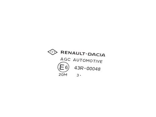Rear right door window DACIA SANDERO III 1.0 TCe 90 | BP25072365C21 
