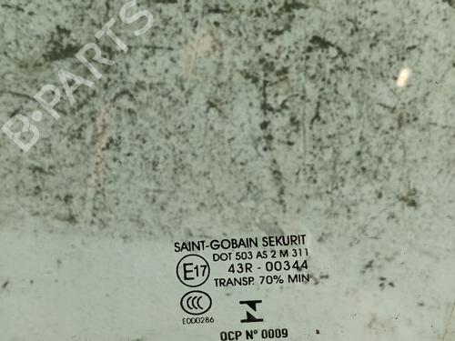 Used Front left door window PEUGEOT 208 I (CA_, CC_) 1.6 HDi / BlueHDi 75 (75 hp) 25052950