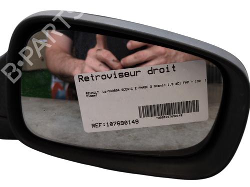 Right mirror RENAULT SCÉNIC II (JM0/1_) 1.9 dCi (JM14) | BP26932732C27 
