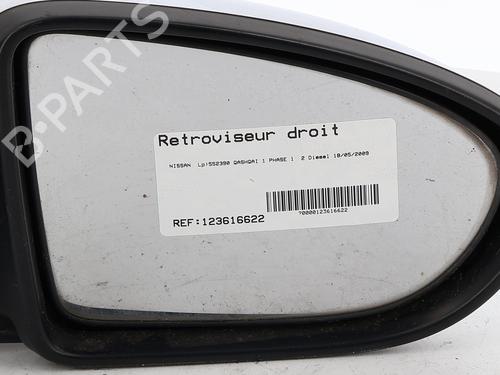 Used Right mirror Right mirror NISSAN QASHQAI I (J10, NJ10) 2.0 dCi (150 hp) 33659980 33659980