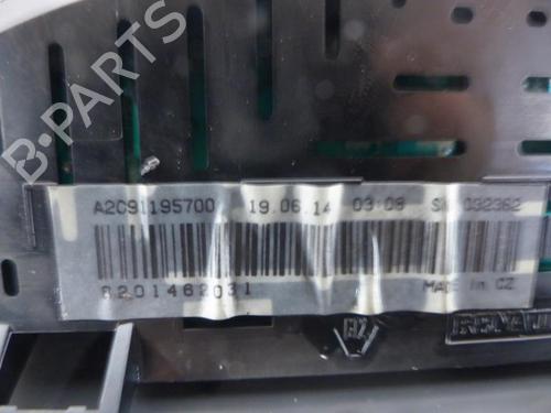 Used Instrument cluster Instrument cluster RENAULT TWINGO II (CN0_) 1.2 16V (CN0K, CN0V, CN0A) (76 hp) 25107382 25107382