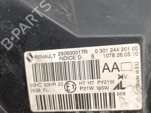 Left headlight RENAULT MEGANE III Hatchback (BZ0/1_, B3_) 1.5 dCi | BP31824642C28