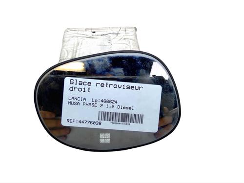 Used Right mirror glass LANCIA MUSA (350_) 1.3 D Multijet (350.AXM11, 350.AXM1A, 350.AXI1A) (95 hp) 25068254