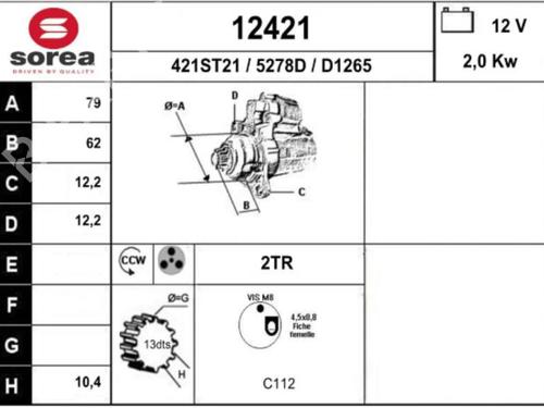 Starter VW GOLF VII (5G1, BQ1, BE1, BE2) 1.6 TDI | BP25115400M8