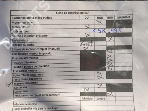 Engine NISSAN JUKE (F15) 1.5 dCi | BP29979101M1