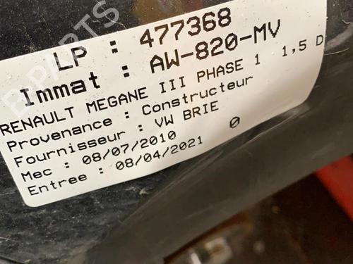 Rear wiper motor RENAULT MEGANE III Hatchback (BZ0/1_, B3_) 1.5 dCi (BZ09, BZ0D, BZ1W, BZ29, BZ14) | BP25081826M102 