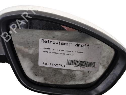 Right mirror PEUGEOT 208 I (CA_, CC_) 1.0 VTi | BP30908357C27 