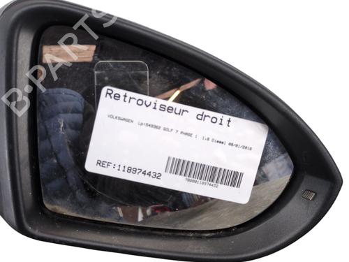 Right mirror VW GOLF VII (5G1, BQ1, BE1, BE2) 1.6 TDI | BP31641718C27 
