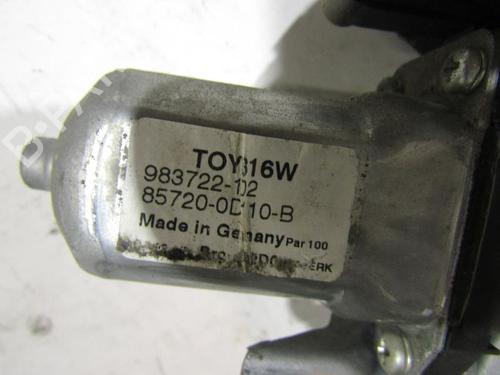 Used Front left window mechanism Front left window mechanism TOYOTA YARIS (_P9_) 1.4 D-4D (NLP90_, NLP90R) (90 hp) 25108021 25108021