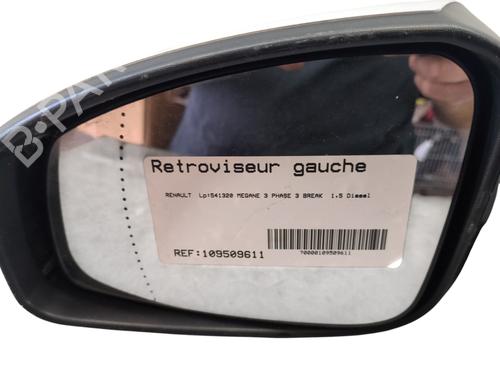 Left mirror RENAULT MEGANE III Grandtour (KZ0/1) 1.5 dCi (KZ09, KZ0D, KZ1G, KZ29, KZ14, KZ1W, KZ10, KZ1F,... | BP27629143C26