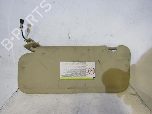 Right sun visor PEUGEOT 407 (6D_) 2.0 HDi 135 (6DRHRH, 6DRHRE, 6DRHRG, 6DRHRJ) | BP25079196I2 