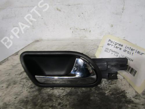 Used Rear right interior door handle VW GOLF V (1K1) 1.9 TDI (90 hp) 25085419