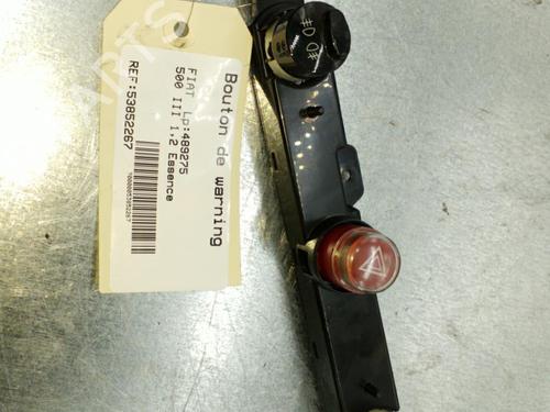 Used Warning switch Warning switch FIAT 500 (312_) 1.2 (312AXA1A) (69 hp) 25078257 25078257