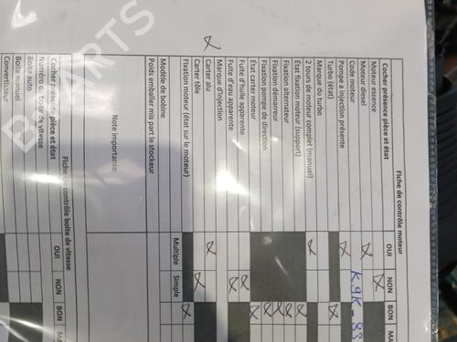 Engine RENAULT SCÉNIC III (JZ0/1_) 1.5 dCi | BP32239255M1