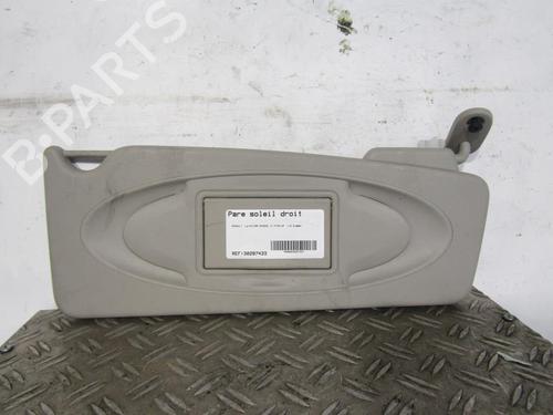 Used Right sun visor RENAULT KANGOO Express (FW0/1_) 1.5 dCi 90 (FW0G, FW05, FW08, FW11) (90 hp) 25095701