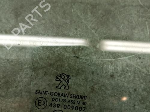 Front right door window PEUGEOT 208 I (CA_, CC_) 1.2 PureTech 82 | BP25053447C19 