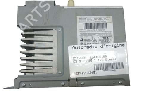Radio CITROËN C3 / C3 ORIGIN III (SX)  | BP25102742E6 
