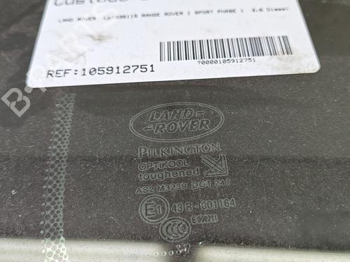 Rear right door window LAND ROVER RANGE ROVER SPORT I (L320) 3.6 D 4x4 | BP25897797C21 