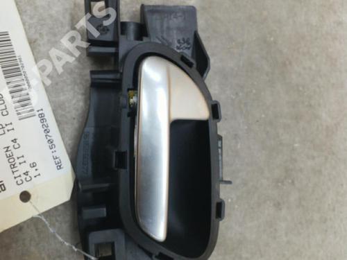 Used Rear left interior door handle Rear left interior door handle CITROËN C4 II (NC_) 1.6 HDi 115 (114 hp) 10576980 10576980