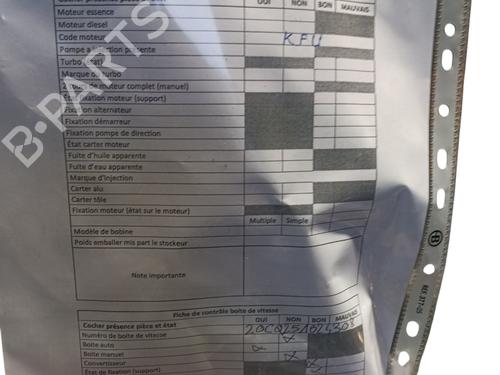 Gearbox PEUGEOT 207 (WA_, WC_) 1.4 16V | BP30819882M3