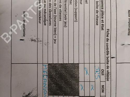Gearbox RENAULT MODUS / GRAND MODUS (F/JP0_) 1.5 dCi 90 | BP25054277M3 - Image 4