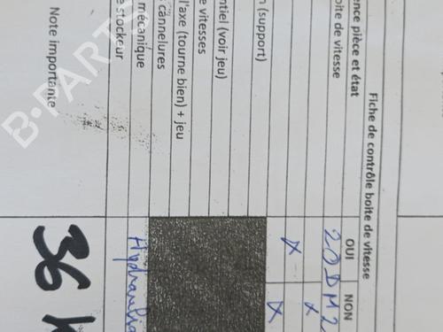 Gearbox CITROËN C3 I (FC_, FN_) 1.4 16V HDi | BP25062531M3 