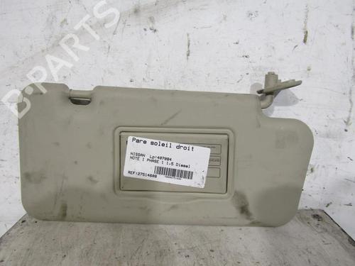 Right sun visor NISSAN NOTE (E11, NE11) 1.5 dCi | BP25114002I2 