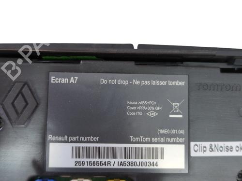 Used Display monitor RENAULT MEGANE III Coupe (DZ0/1_) 1.9 dCi (DZ0N, DZ0J, DZ1J, DZ1K) (131 hp) 32685811