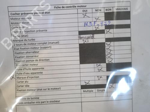 Used Engine RENAULT CAPTUR I (J5_, H5_) 1.2 TCe 120 (118 hp) 29979097