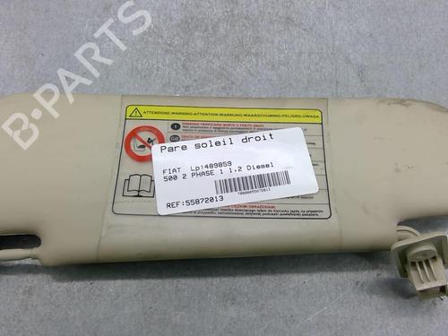 Right sun visor FIAT 500 (312_) 1.3 D Multijet (312AXB1A) | BP25104630I2