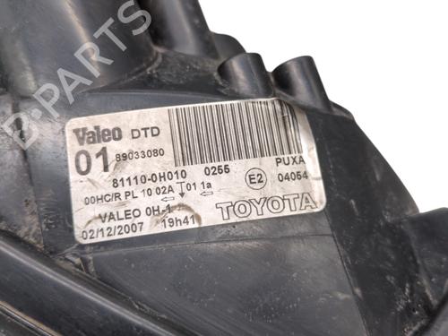 Right headlight TOYOTA AYGO (_B1_) 1.4 D-4D (WNB10_, WNB10R) | BP29434930C29 