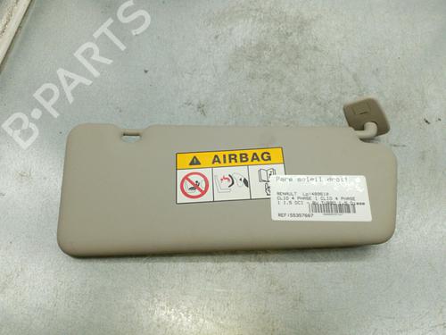 Used Right sun visor RENAULT CLIO IV (BH_) 1.5 dCi 90 (90 hp) 25089350