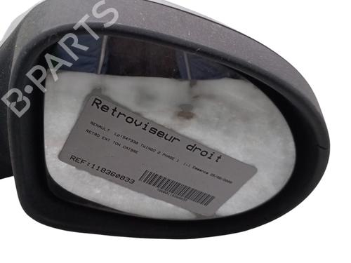 Retrovisor direito RENAULT TWINGO II (CN0_) 1.2 16V (CN04, CN0B) (75 hp) 31188687