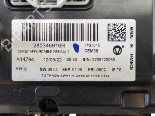 Display monitor RENAULT CLIO V (B7_) 1.0 TCe 90 (B7MT) | BP28129518C48 - Image 2