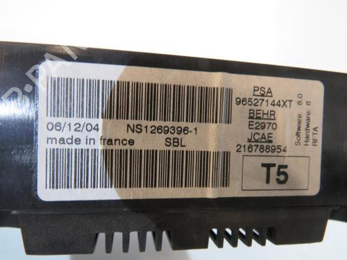 Climate control PEUGEOT 307 SW (3H) 1.6 HDI 110 | BP25112352I5 