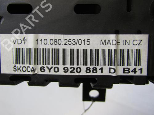instrument-cluster-skoda-fabia-i-combi-6y5-2000-2001-2002-2003-2004-2005-2006-2007-25112258 main image