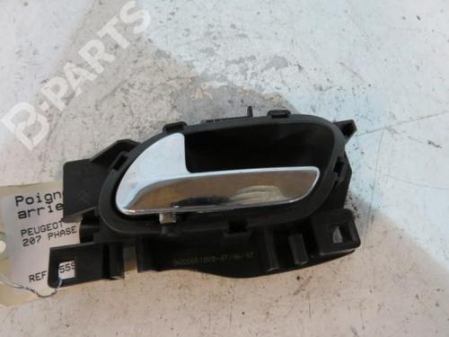Used Rear left interior door handle Rear left interior door handle PEUGEOT 207 (WA_, WC_) 1.4 16V (95 hp) 10607622 10607622
