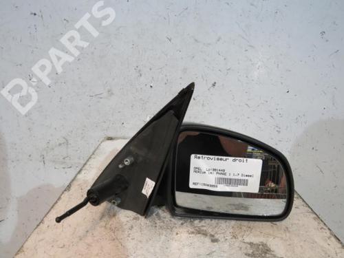 Used Right mirror Right mirror OPEL MERIVA A MPV (X03) 1.7 CDTI (E75) (100 hp) 10606799 10606799