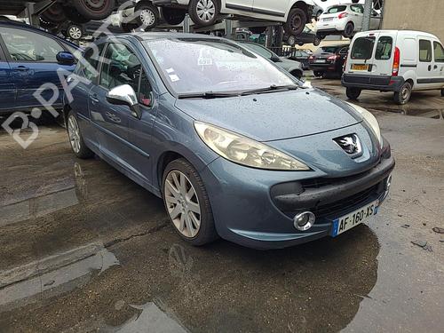 Szkło lusterka lewego PEUGEOT 207 (WA_, WC_) 1.6 HDi | BP25067884C148