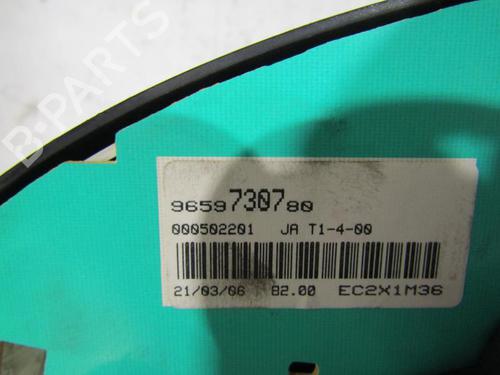 Instrument cluster PEUGEOT 206 SW (2E/K) 1.6 HDi 110 | BP25084269C47 