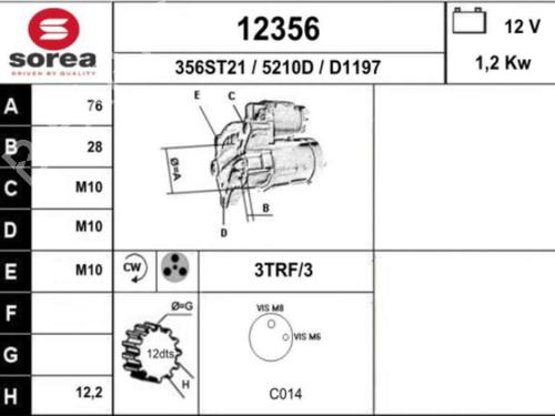 Starter FORD KUGA II (DM2) | BP25093520M8 - Image 7