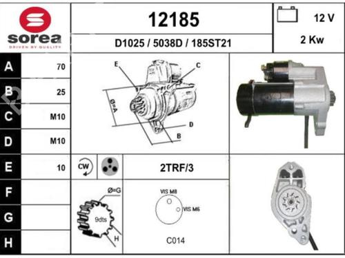 Starter LAND ROVER DISCOVERY IV (L319) 2.7 TD 4x4 | BP25107165M8 - Image 4