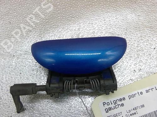 Used Rear left exterior door handle PEUGEOT 206 Hatchback (2A/C) 1.4 HDi eco 70 (68 hp) 25063398